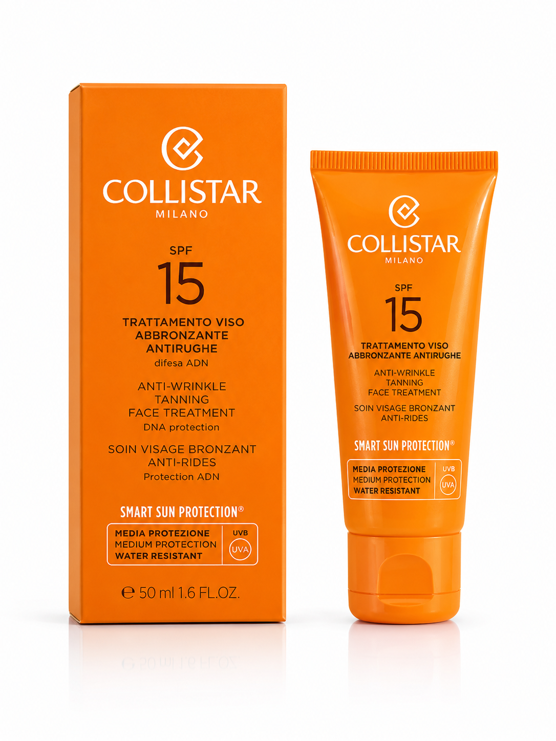 Collistar SPF 15 Trattamento Viso Abbronzante Anti-Rughe - Profumeria ...